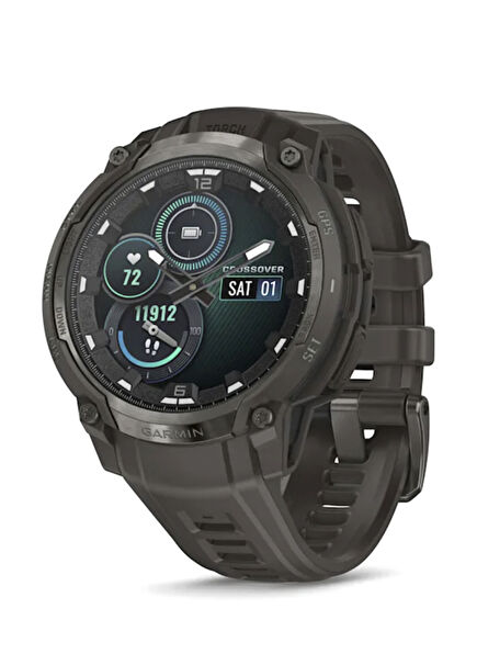 Instinct Crossover Amoled CharcoalGrey Char Silikon Kayışlı Akıllı Saat