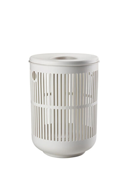 Ume Yumuşak Gri Plastik Çamaşır Sepeti 60 Lt