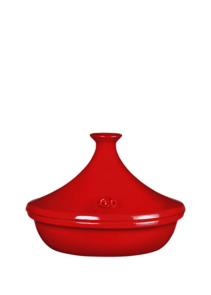 Kırmızı Seramik Tajin Tenceresi 27 cm