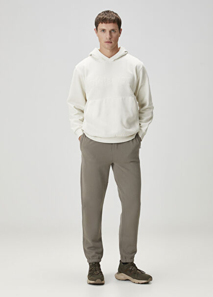 Classic Fit Haki Jogger Pantolon
