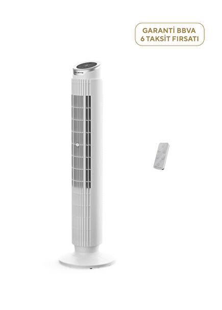 VU7025 Silent Flow Effitech 30 Watt Silent Tower Fan