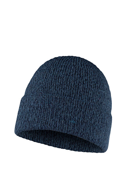 Knitted Hat Jarn Navy Unisex Beanie