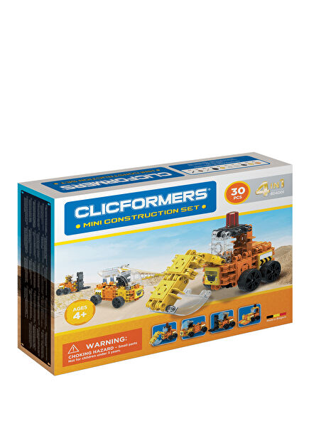Mini Construction 30-Piece Toy Construction Machinery Building Set