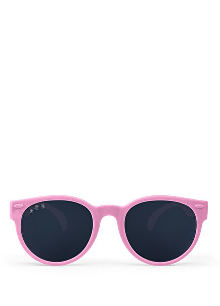 Round Model Popple Pink Mirrored Children's Sunglasses