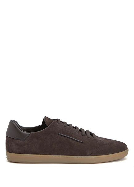 Kahverengi Erkek Nubuk Sneaker