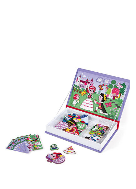 Magneti'Book Mor Prensesler Mıknatıslı Oyun Kitabı