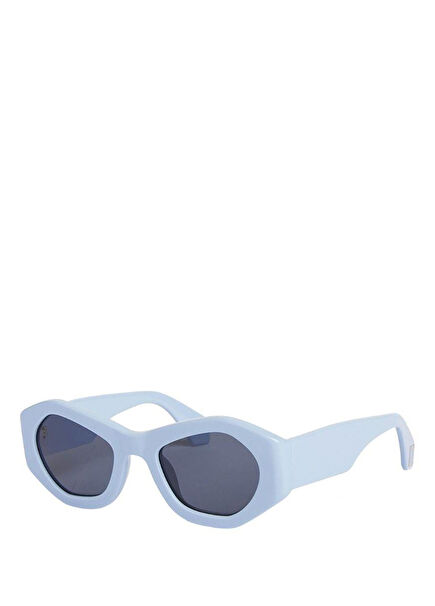 Pryzma-Beri014 Mavi Asetat Kadın Güneş Gözlüğü