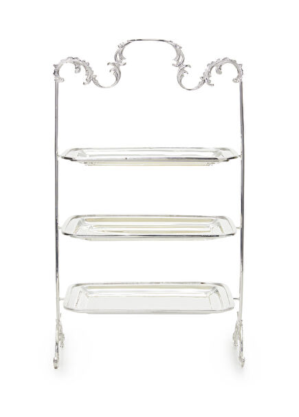 3-Tier Silver-Plated Stand