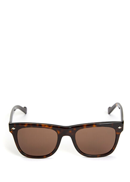 Brown Turtle Pattern Men's Sunglasses