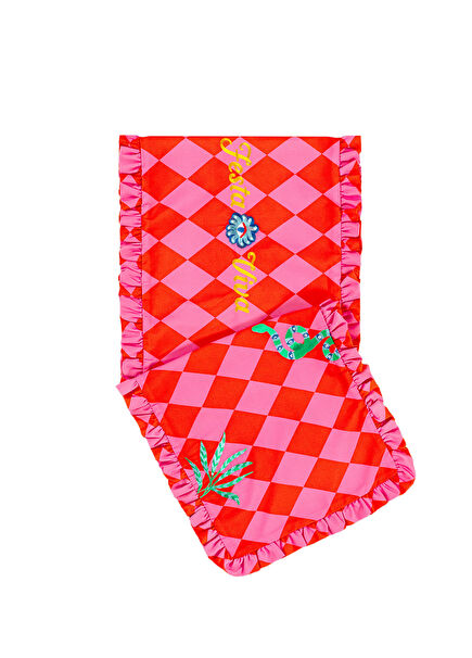 Prusa Pink Red Patterned Runner 60 x 190 cm