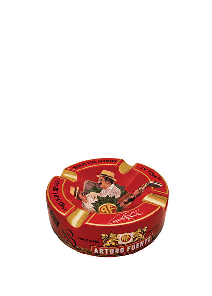 Journey El Yapımı Kırmızı Seramik Puro Küllüğü