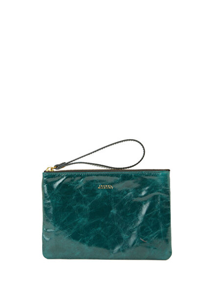 Mino Yeşil Kadın Deri El Portföyü