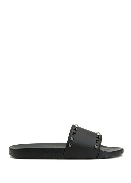 Rockstud Black Men's Slippers