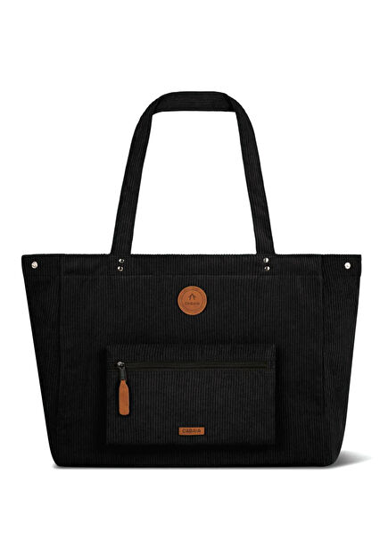 Shopper Bag Brighton Large Size Black Unisex Shoulder Bag