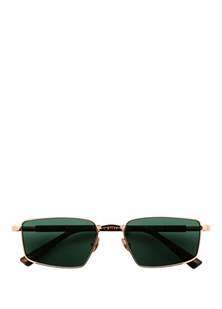 Veyra Gold Gold Metal Unisex Sunglasses