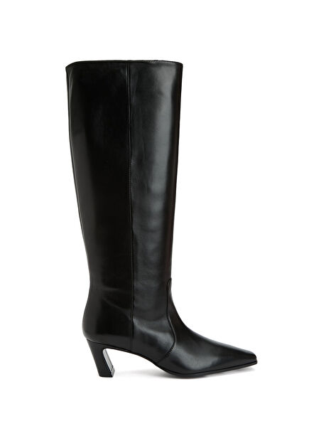 Black Women's Leather Boots