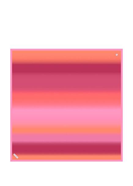 Gradient Transition Patterned Twill Silk Women's Scarf