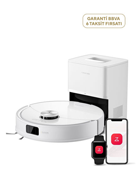 S8 Pro Plus Beyaz Akıllı Robot Süpürge 