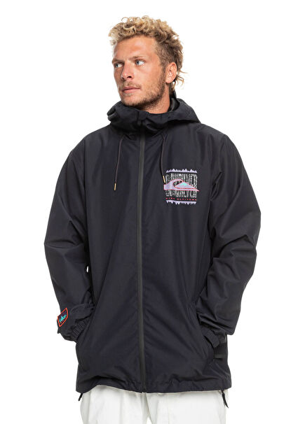 High In The Hood Black Men's Ski Snowboard Jacket