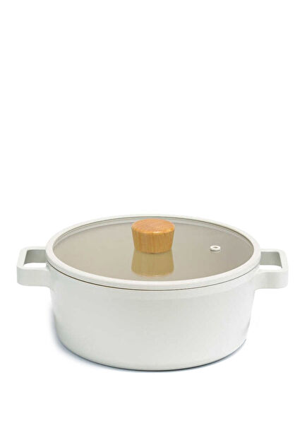 Fika Cast Aluminum Pot with Glass Lid 24 cm