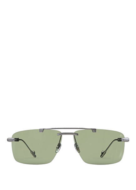 N30 Gümüş Yeşil Titanyum Unisex Güneş Gözlüğü
