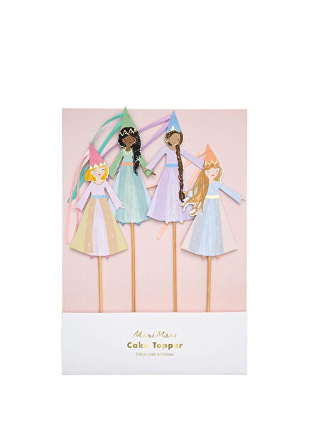 Magical Princess 4-Piece Cake Decoration