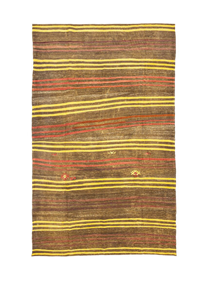 Hara Hand-Woven Wool Rug with Sticks 214x338 cm