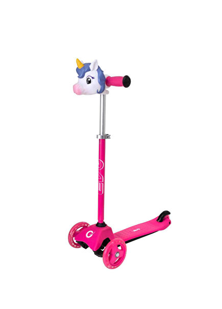 Unicorn Illuminated Mini Cruiser Pink 3 Wheel Unisex Kids Scooter