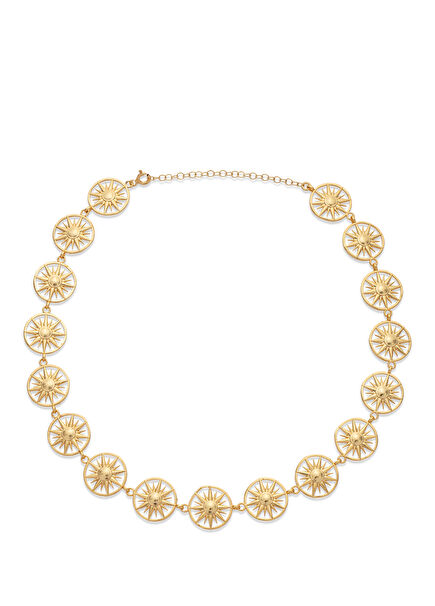 Soleil Bronze Gold Plated Women's Choker