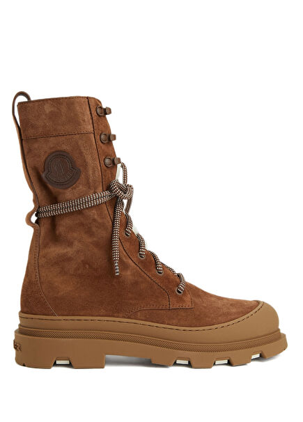 Kahverengi Kadın Deri Bot