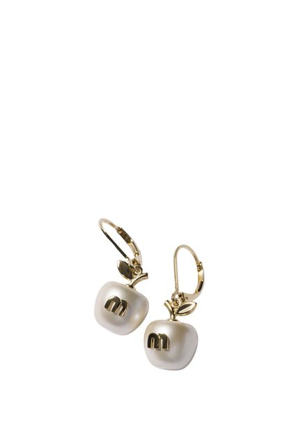 Pendant Gold Color Silver Metal Women's Earrings