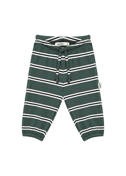 Galaxy Green Striped Baby Boy Pants