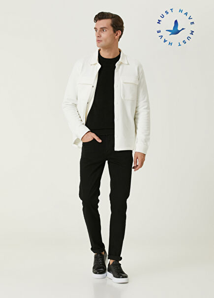 Slim Fit Siyah Jean Pantolon