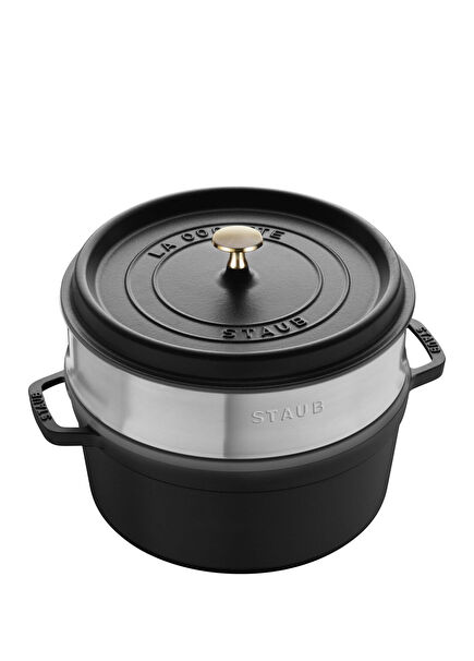 La Cocotte Buharda Pişirme Aparatlı Döküm Tencere 26 cm