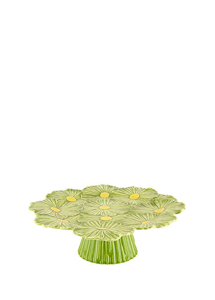 Maria Flor Green Ceramic Cake Stand