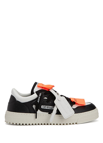 3.0 Off Court Siyah Beyaz Kadın Deri Sneaker