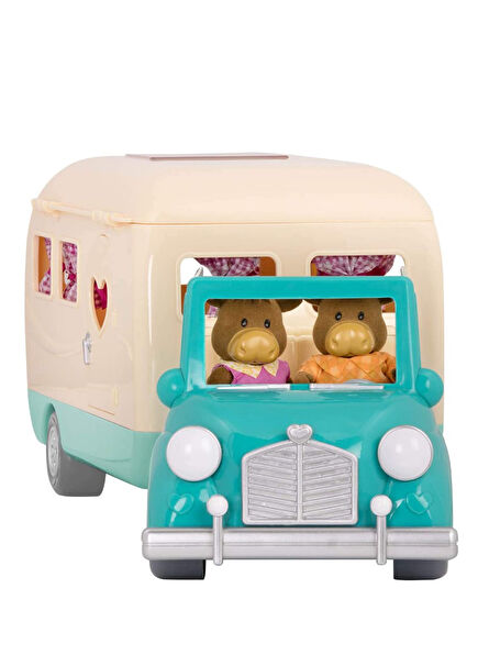 Mavi 37 Parça Oyuncak Karavan Seti