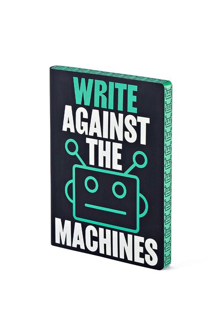Write Against The Machines L Noktalı Not Defteri 