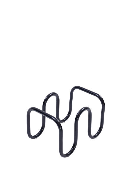 Layer Metal Black Magazine Rack