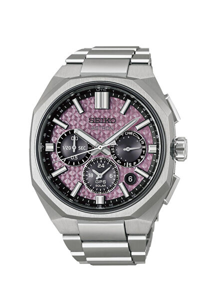 HAB006J1 Astron GPS Metalik Gri Titanyum Erkek Kol Saati