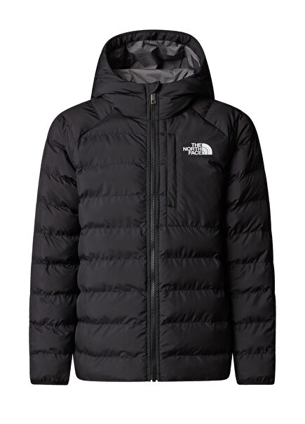 Perrito Siyah Çift Taraflı Unisex Çocuk Mont