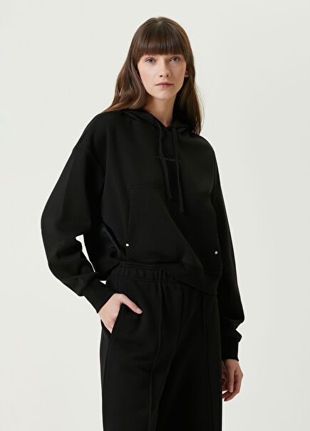 Black Hooded Sweatshirt