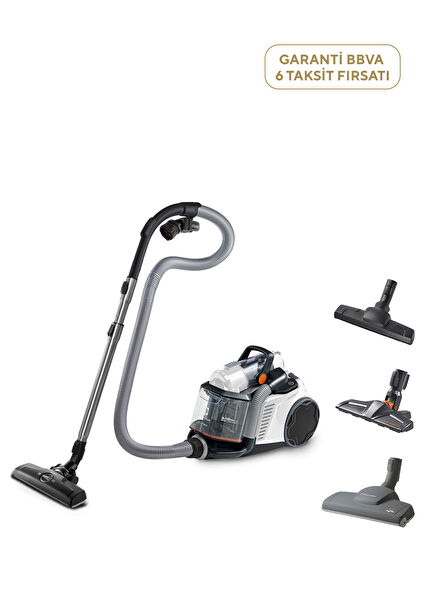Ultra Flex EUFC8ALRGY Bagless Vacuum Cleaner 650 W