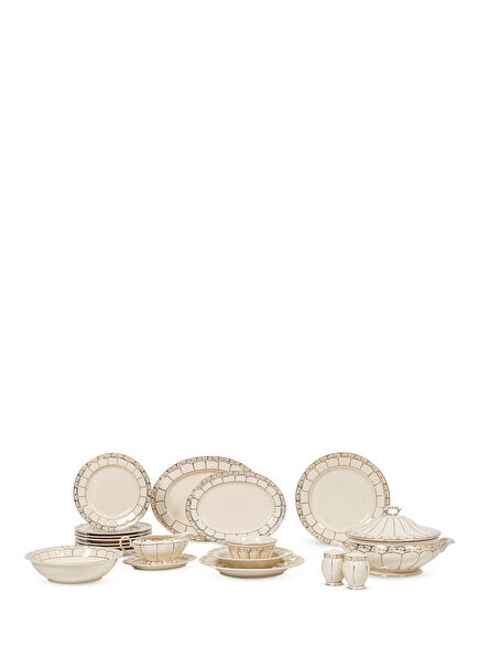 Zeus 60 Piece Porcelain Dinnerware Set