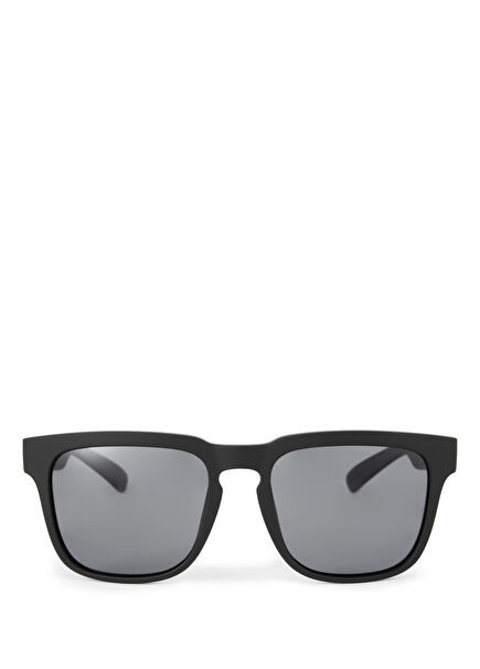 Lumina Black Unisex Sunglasses