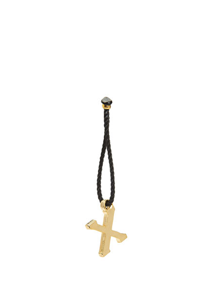 Gold X Harfi Formlu Çanta Aksesuarı