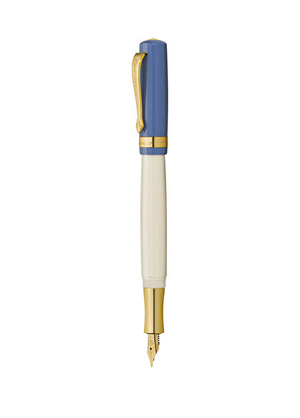 Student 50'S Rock M Nib Blue Cream Fountain Pen 10002014