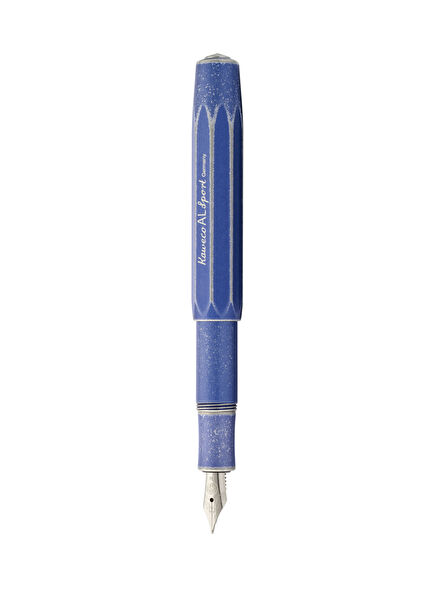 Al Sport Stonewashed M Nib Blue Fountain Pen 10000734