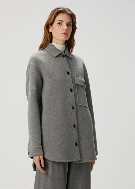 Gray Wool Coat