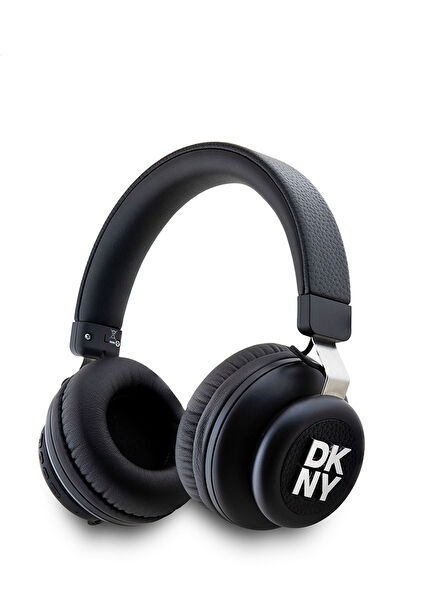 Siyah Metal Logolu Kulak Üstü Blueetooth Kulaklık